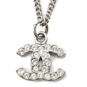Chanel Crystal Timeless CC Necklace